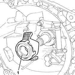 THRUST BEARING - R + R WITH GEARBOX REMOVED