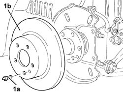 REAR DISC BRAKES - R R - INCLUDES HANDBRAKE ADJUSTMENT