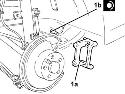 REAR DISC BRAKES - R R - INCLUDES HANDBRAKE ADJUSTMENT