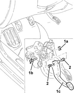 BRAKE PEDAL - R+R MANUAL GEARBOX VERSIONS