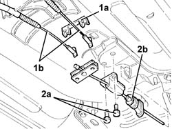 LINK/CABLE CONNECTING HANDBRAKE LEVER TO CABLE - R+R