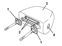 CENTRAL FRONT SEAT HEAD RESTRAINT - R R