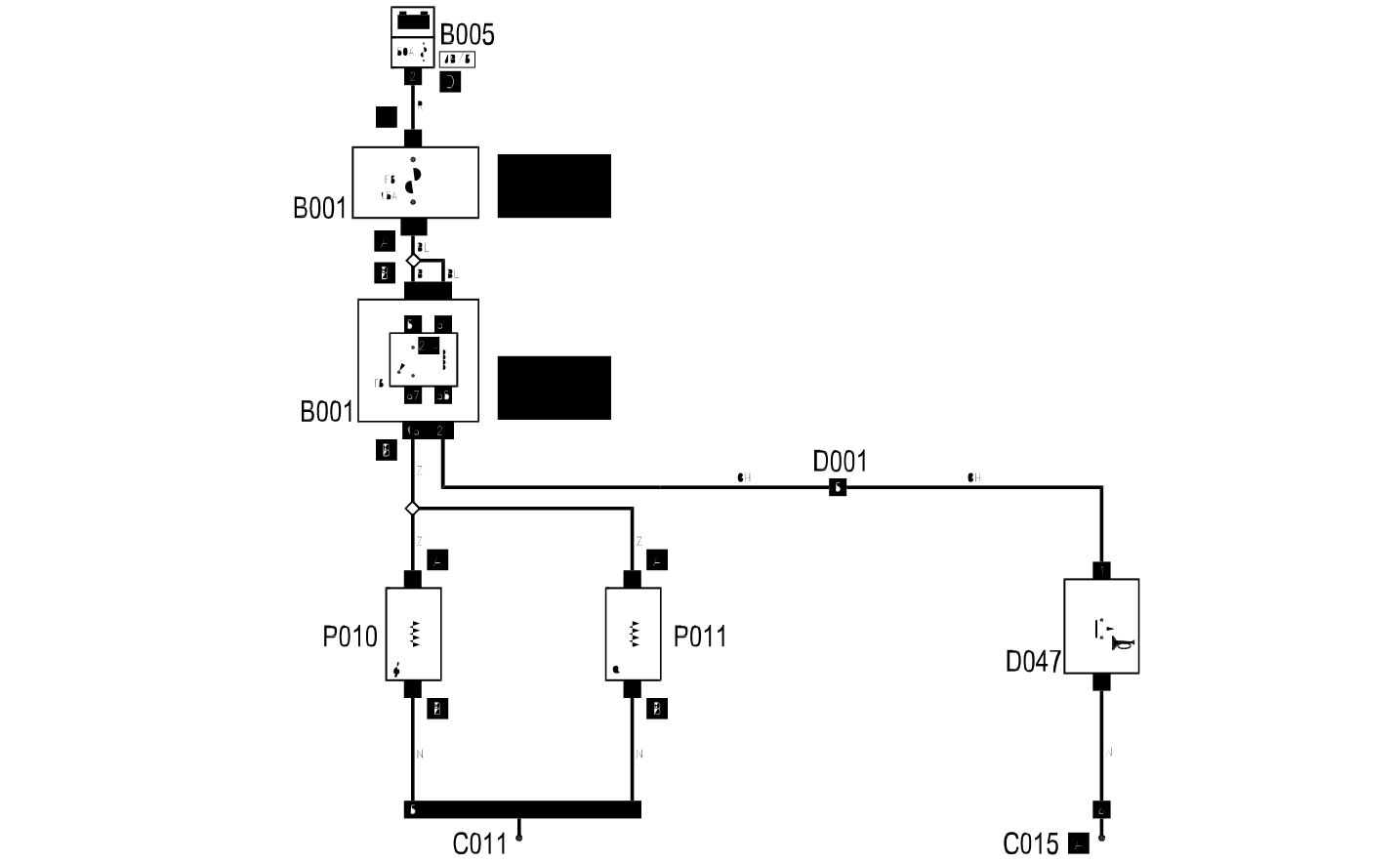 HORNS - WIRING DIAGRAM