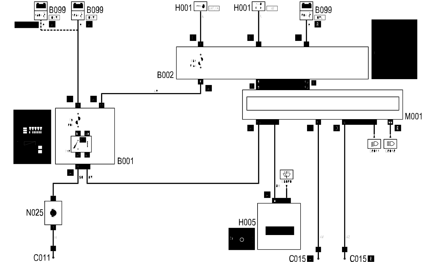 HEADLAMP WASHER - WIRING DIAGRAM
