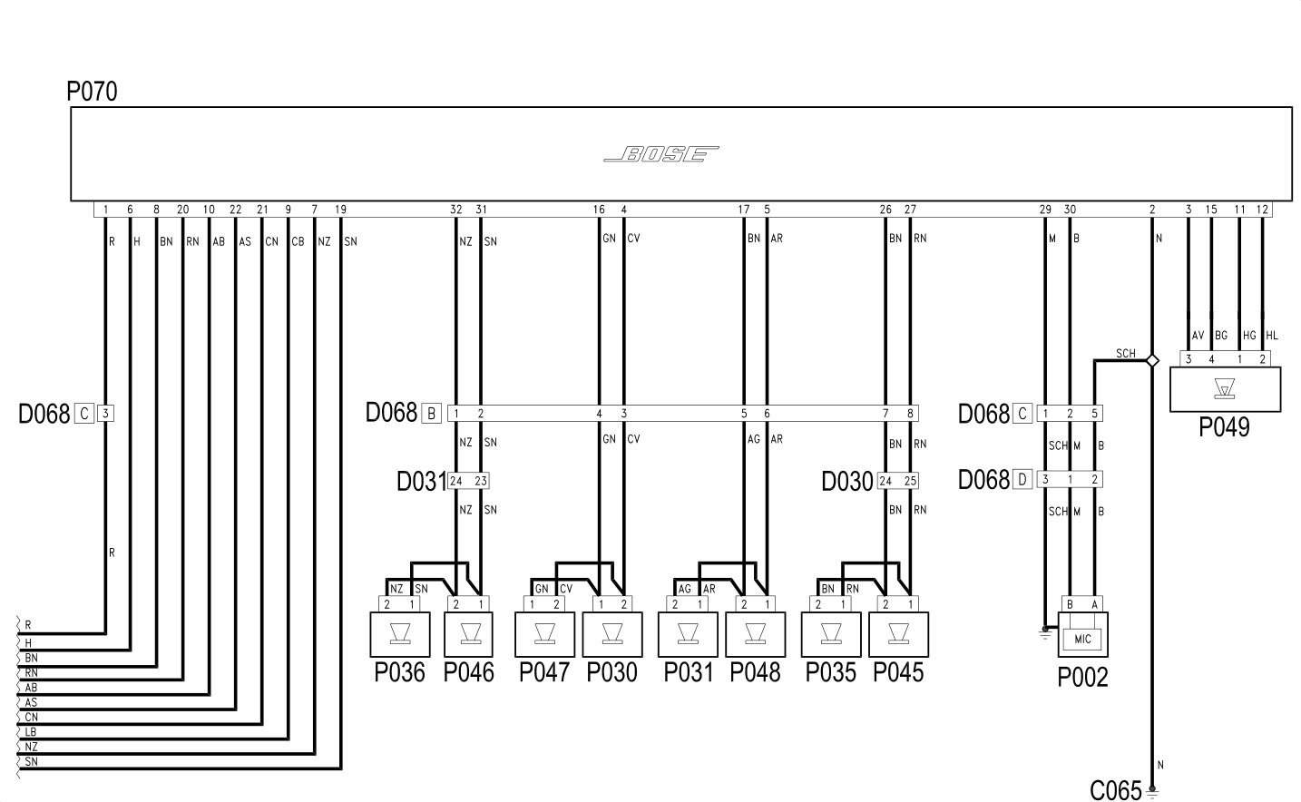 RADIO - WIRING DIAGRAM