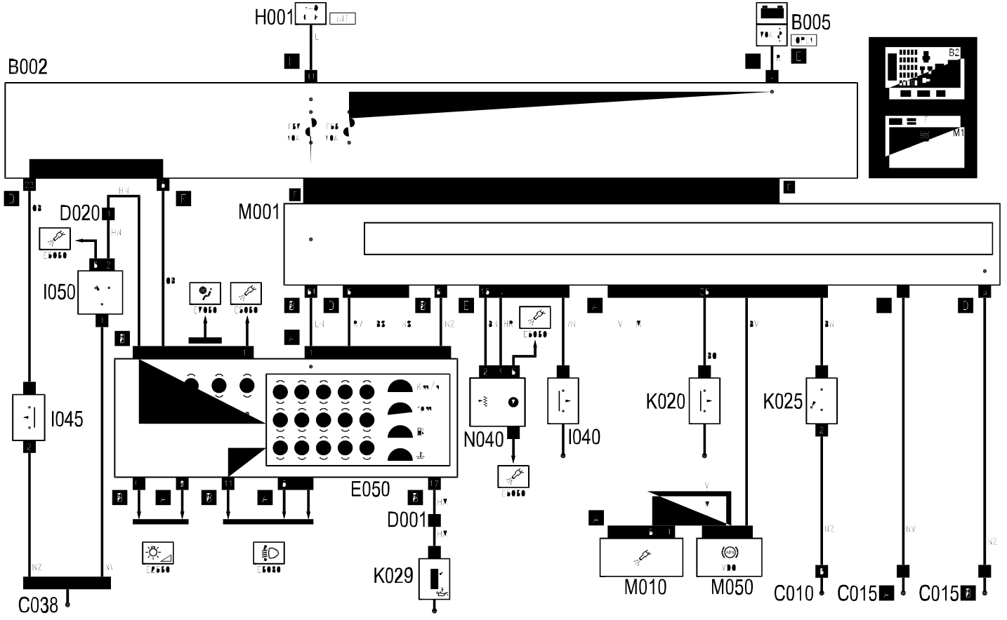 INSTRUMENT PANEL - WIRING DIAGRAM