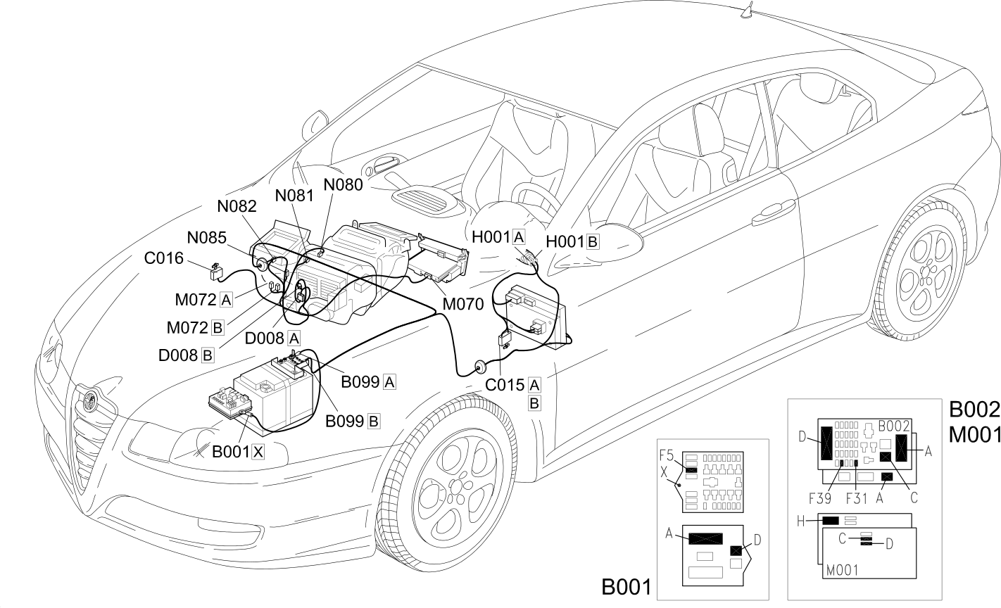 HEATER - COMPONENT LOCATION