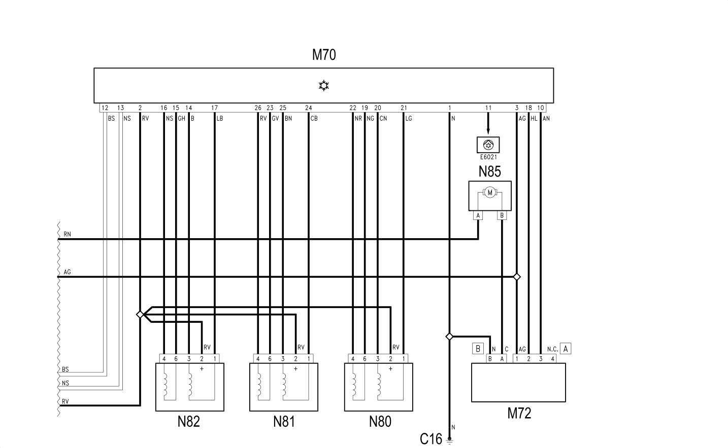 AIR CONDITIONER - WIRING DIAGRAM