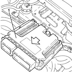 Injection(ignition )system 'single/ CONTROL UNIT - R.R.