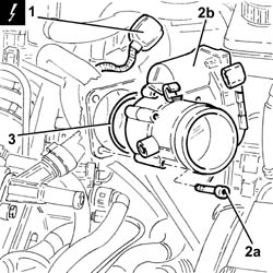 THROTTLE CASING with D.V.L. - R.R .