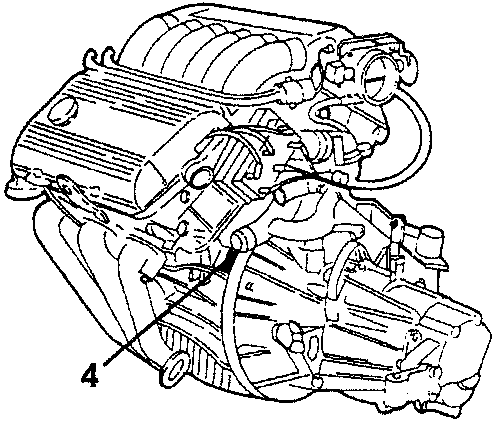 3.0 V6 12V engine showing the engine marking 4