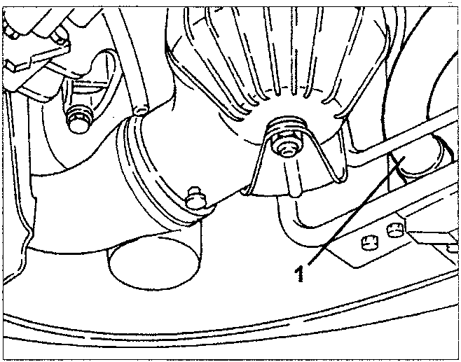 Radiator outlet sleeve and connected pipes