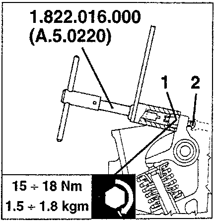 Adjustment tool 1.822.016.000 (A.5.0220)