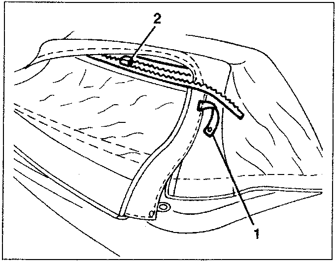 Zip mechanism with part 1 and 2