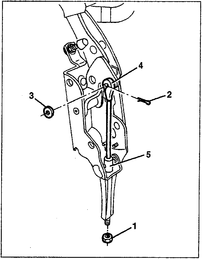 Diagram showing disassembled telescopic props with labeled parts 1, 2, 3, 4, and 5.