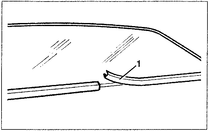 Diagram showing positioning of new seal for refitting