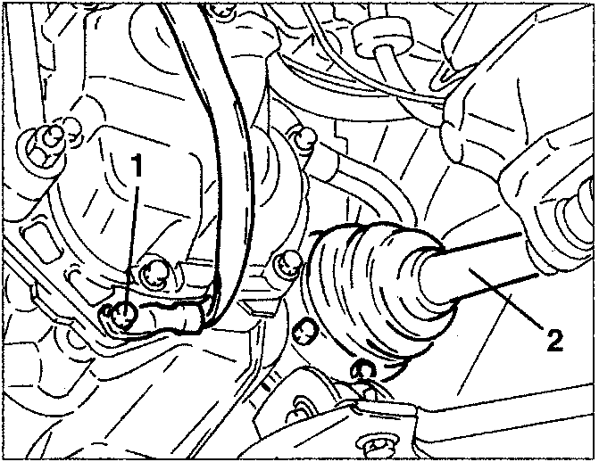 Axle shaft disconnection
