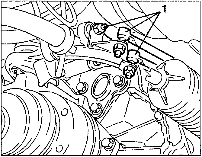 Gearshift control rods disconnection