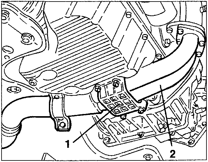 Exhaust pipe removal
