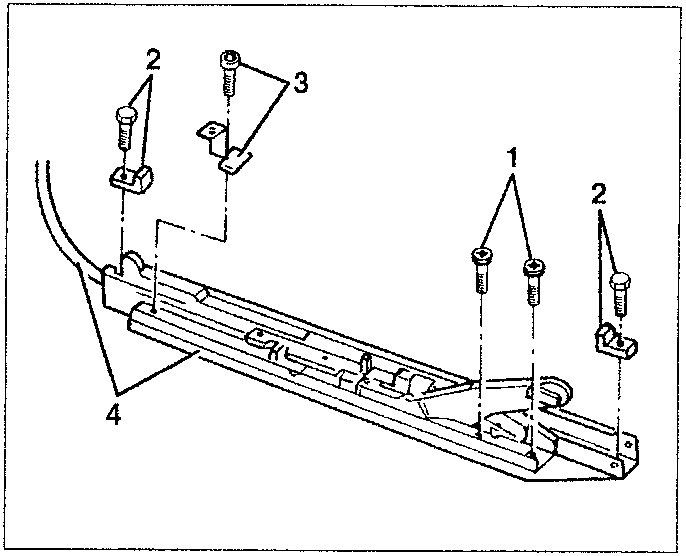 Diagram showing components with numbered parts
