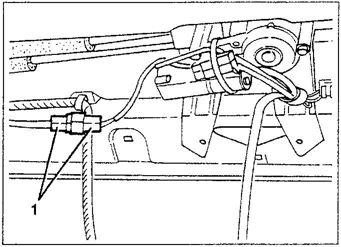 Sunroof motor electrical connection with water drain pipes