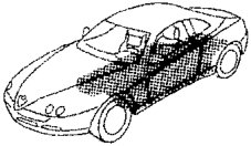 Diagram showing a car with underbody protection highlighted.