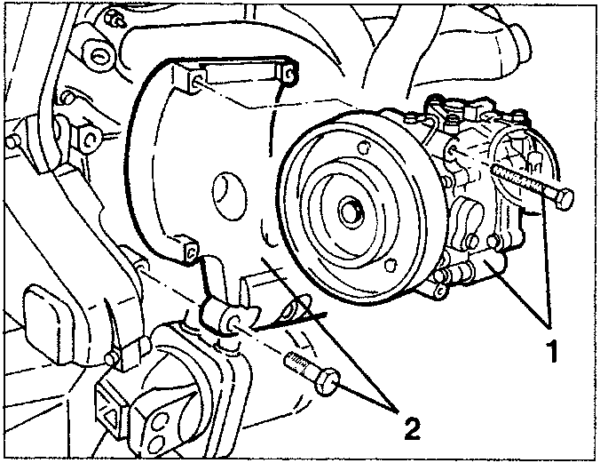 Conditioner compressor and support removal