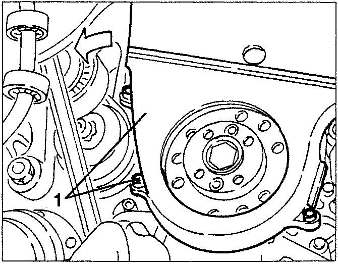 Lower cover of timing belts and counter-rotating shafts