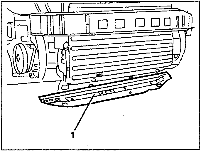 Condenser with support bracket