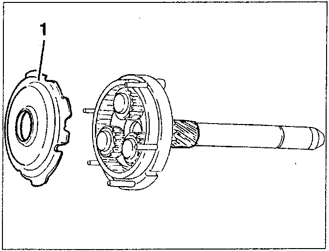 Protection plate from the differential drive gear