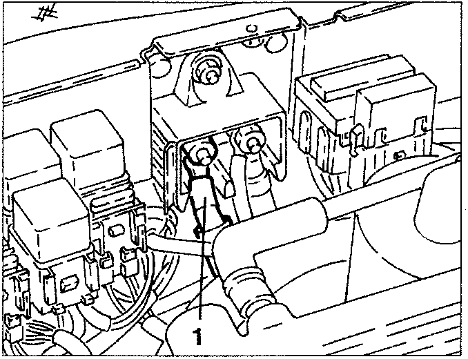 Alternator supply cables disconnected from branch box