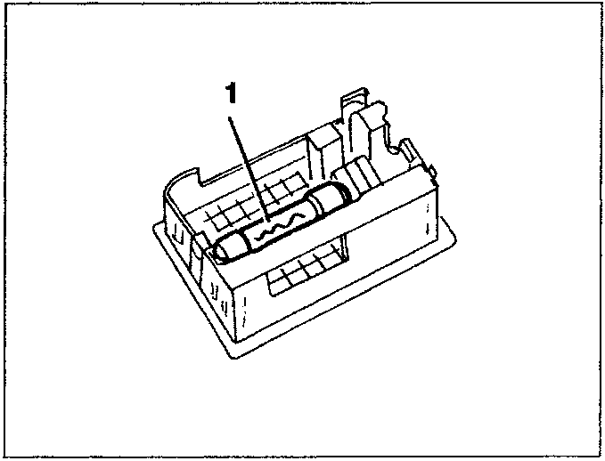 Luggage compartment light bulb 1