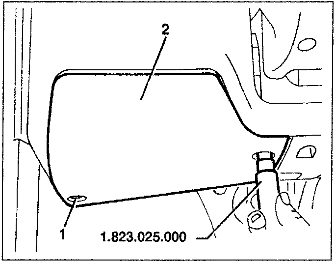 Fusebox cover with tool 1.823.025.000 shown