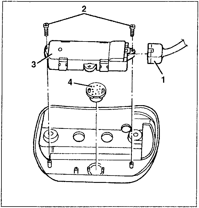 Receiver unit with numbered parts