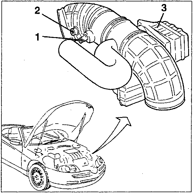 Air intake resounder downstream of the cleaner with corrugated sleeve