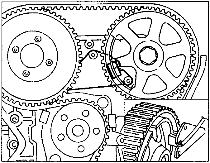 Timing gear and camshaft drive pulley