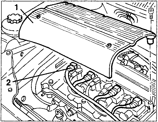 ignition coils cover removal