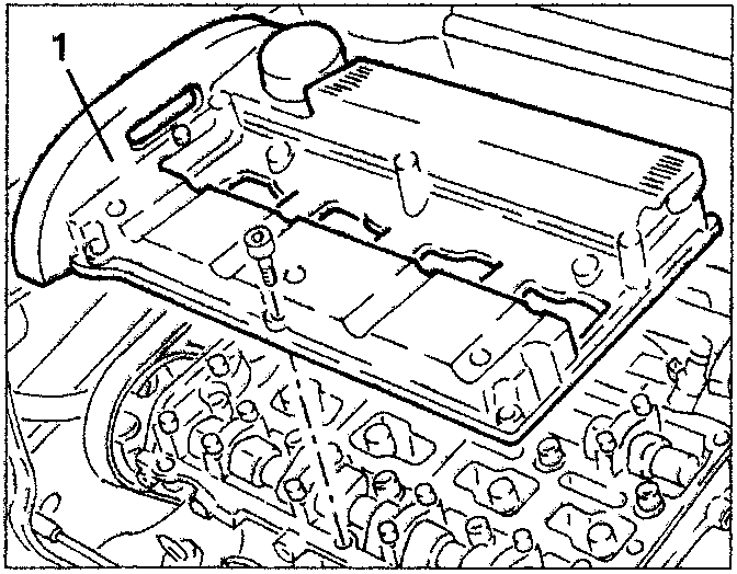 cylinder head cover removal