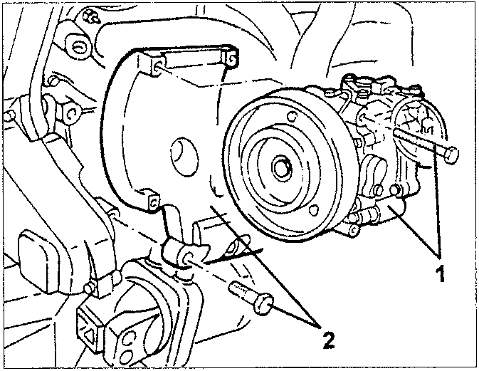 Conditioner compressor bracket