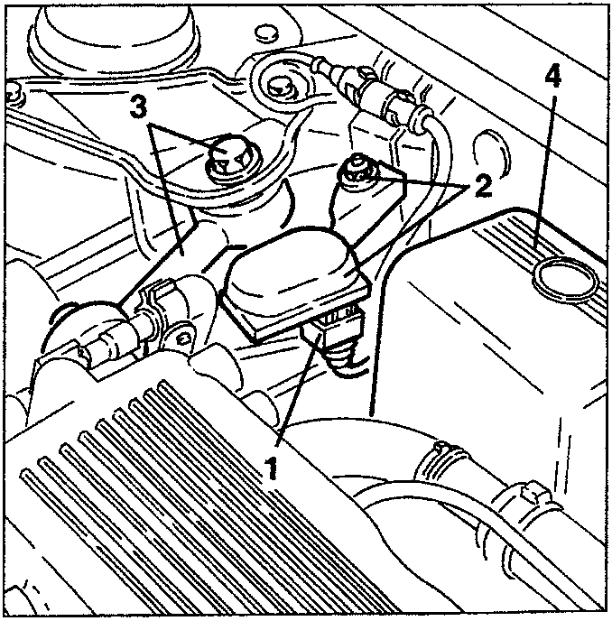 Engine components including altitude sensor and relay support bracket