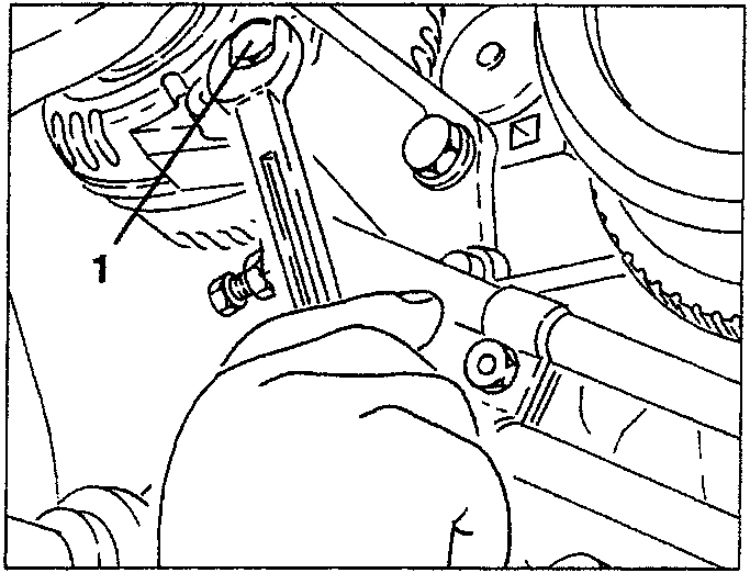 Lower nut on alternator