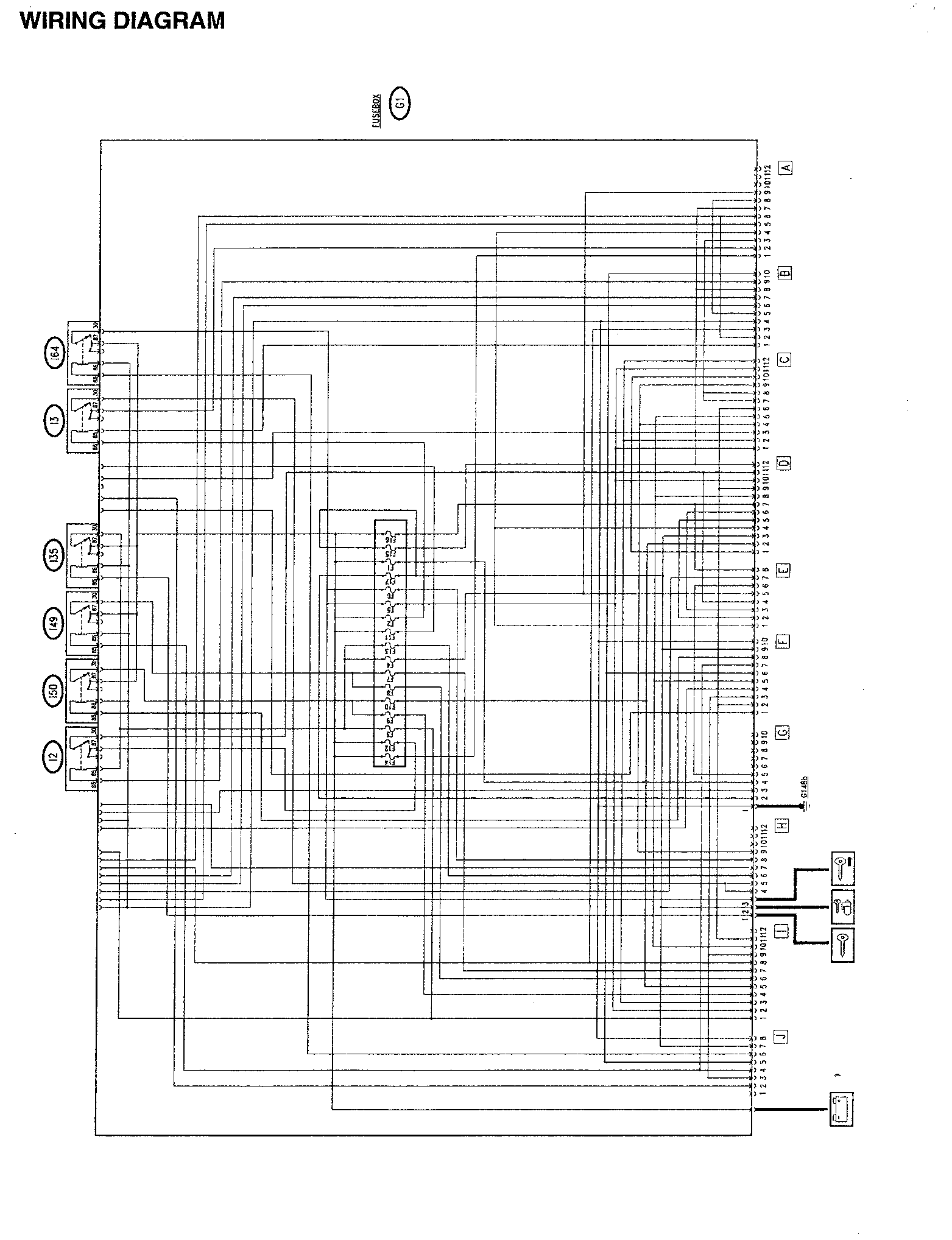 Wiring diagram – Electric system diagnosis
