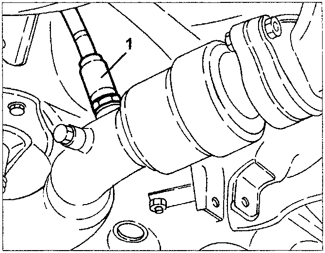 Lambda sensor being removed from exhaust system