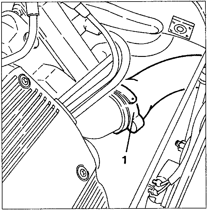 Coolant delivery sleeve disconnected from radiator