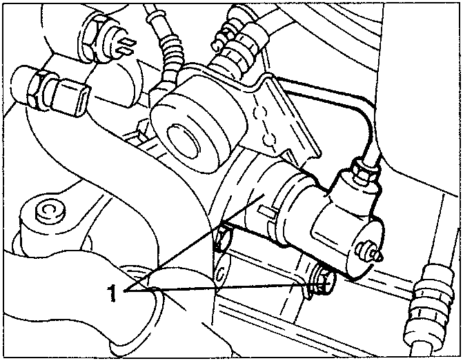 Clutch control cylinder support bracket moved aside