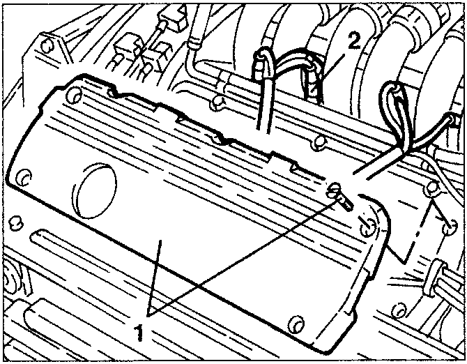 Cylinder head removal diagram
