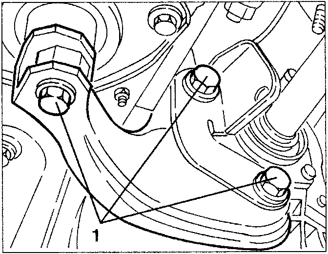 Crossmember with labeled part 1