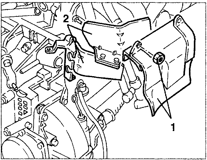 Right-hand exhaust manifold