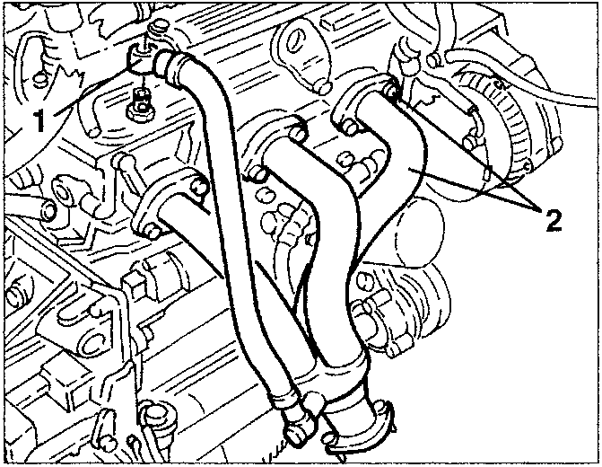 Exhaust pipes