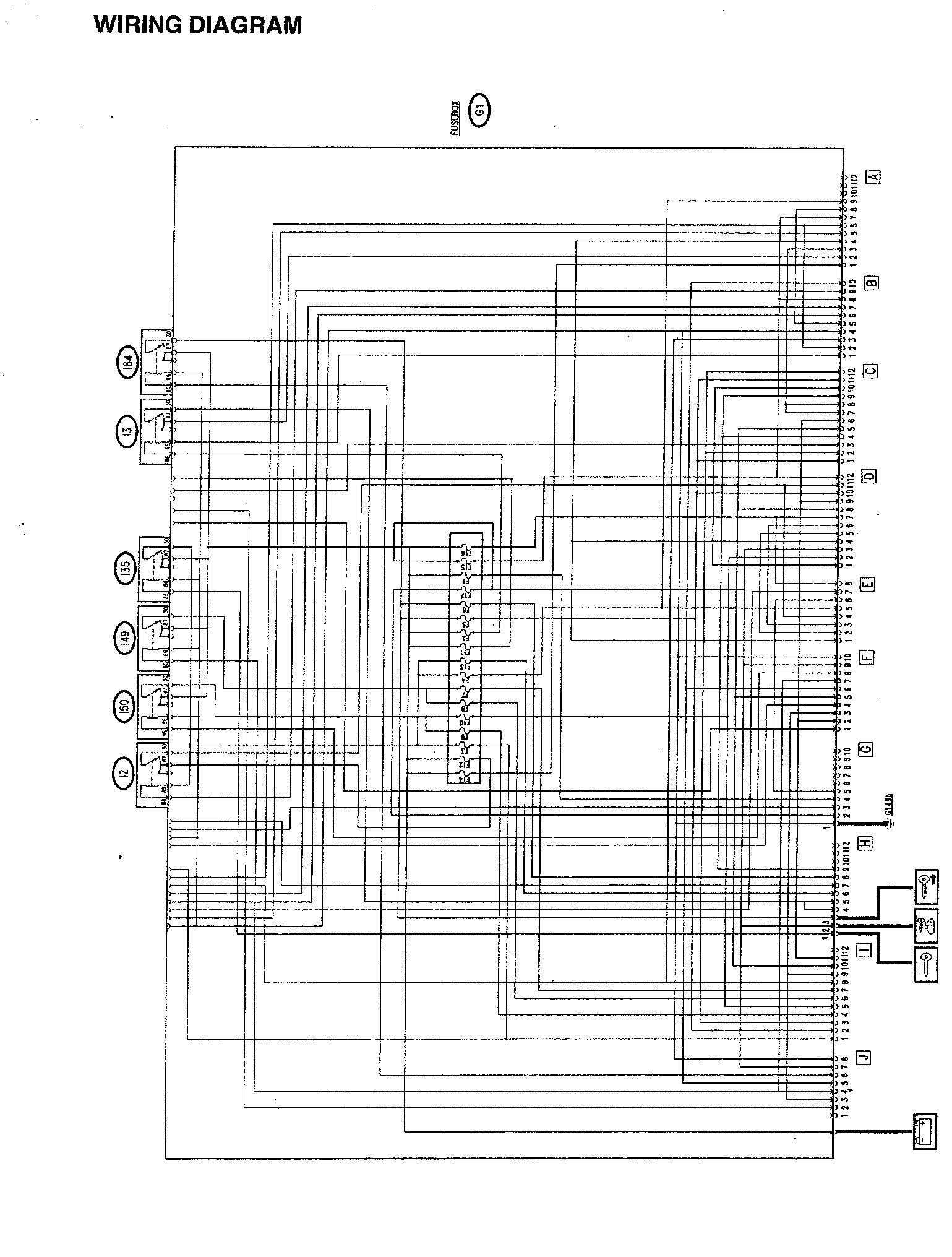 Wiring diagram – Electric system diagnosis